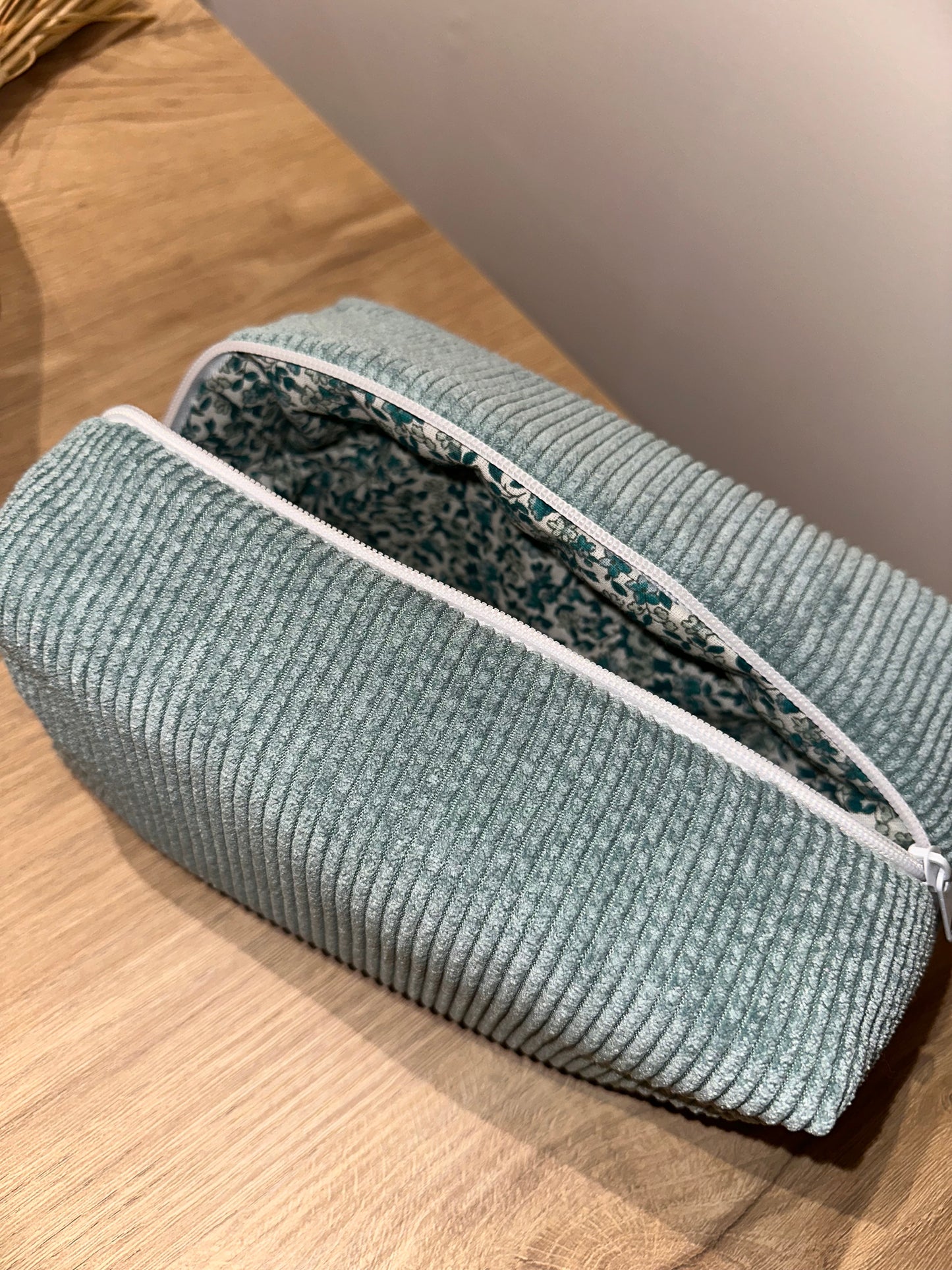 Trousse de toilette petit format bleu