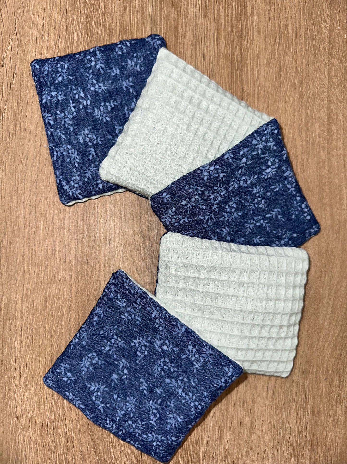 Coton lavable bleu
