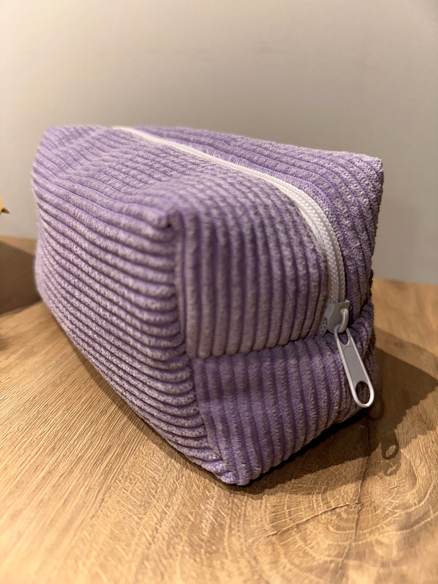 Trousse de toilette grand format violette