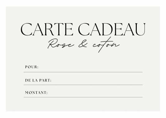 Cartes cadeaux 🎁