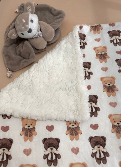 Couverture bébé ours