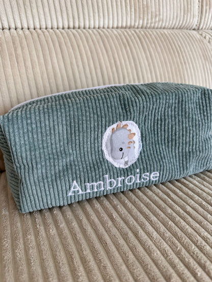 Trousse personnalisée avec écusson
