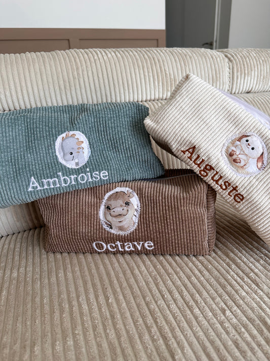Trousse personnalisée avec écusson